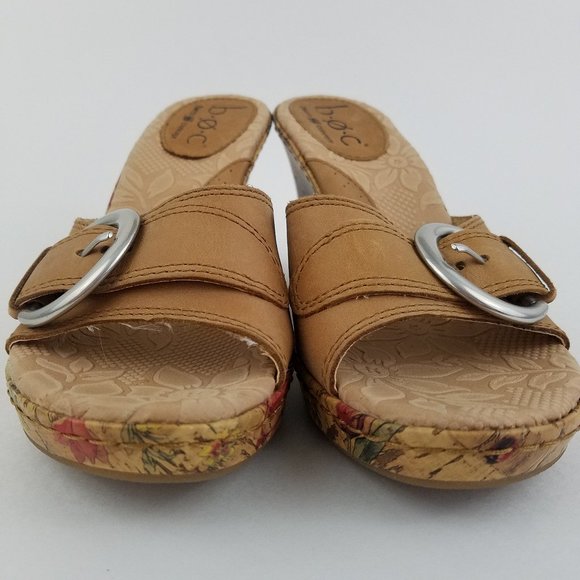 B.O.C Concepts Born 7 Cork Platform Sandal Floral - Picture 11 of 12